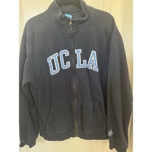 Vintage UCLA zip up navy sweatshirt men’s large